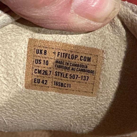 Size 10 nude color studded FitFlop sandals - Picture 4 of 4